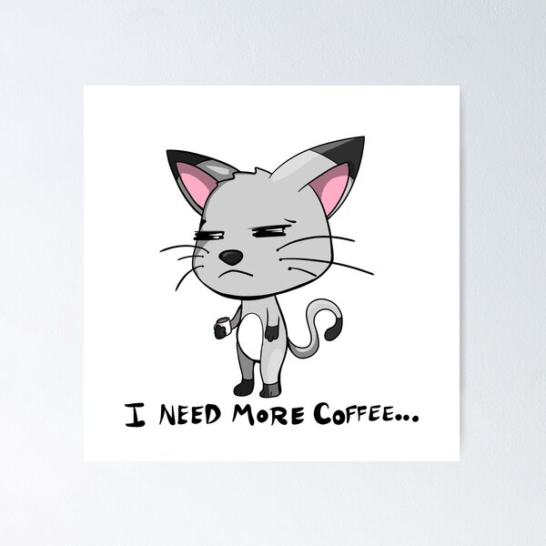 Item preview, Tired Cat designed and sold by Amused Artists.