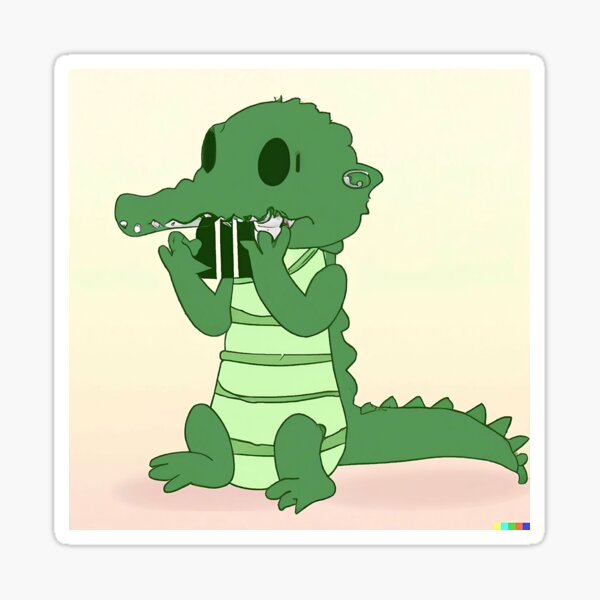 "Alligator Playing Harmonica Made By Artificial Intelligence AI4You