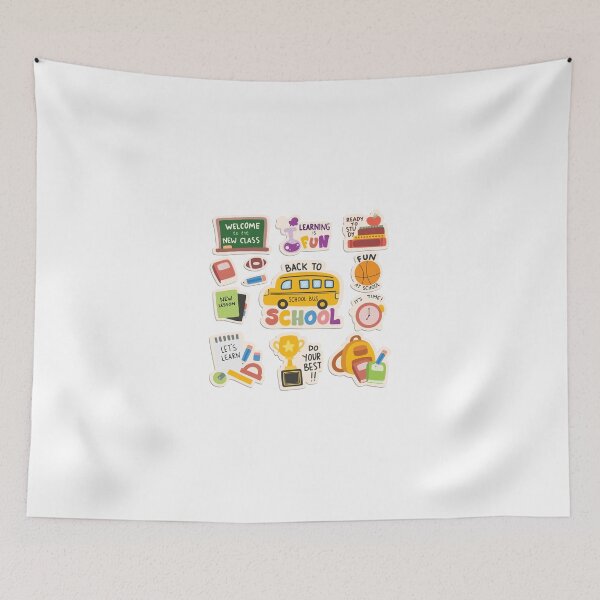 Item preview, Hand Drawn Back To School Kids designed and sold by ELBStore.