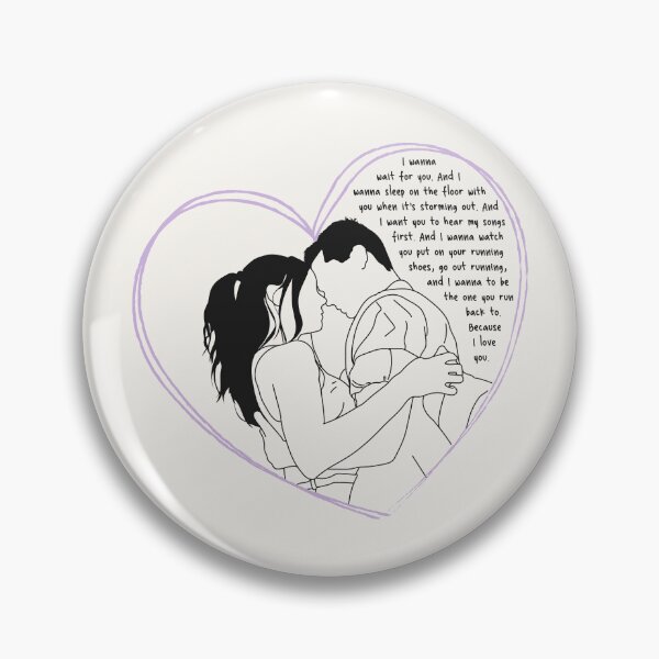 Item preview, i wanna to be the one you run back to. because i love you. designed and sold by Pinu92.