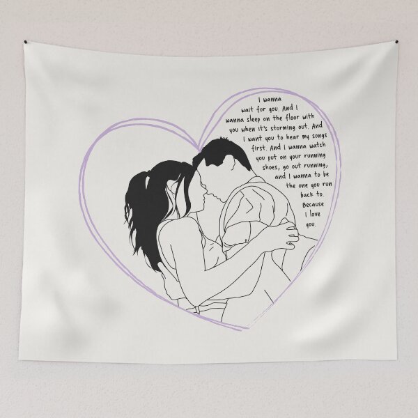 Item preview, i wanna to be the one you run back to. because i love you. designed and sold by Pinu92.