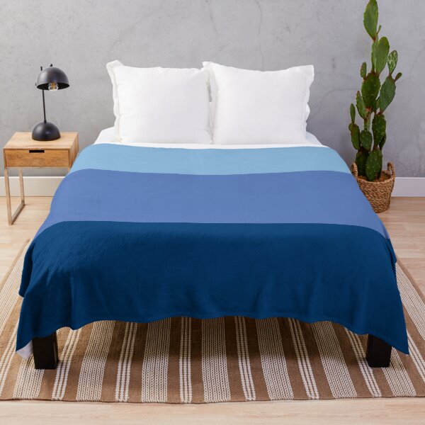 Item preview, Baby Blue Royal Blue y rayas azules rotatorias designed and sold by burbankdesigns.