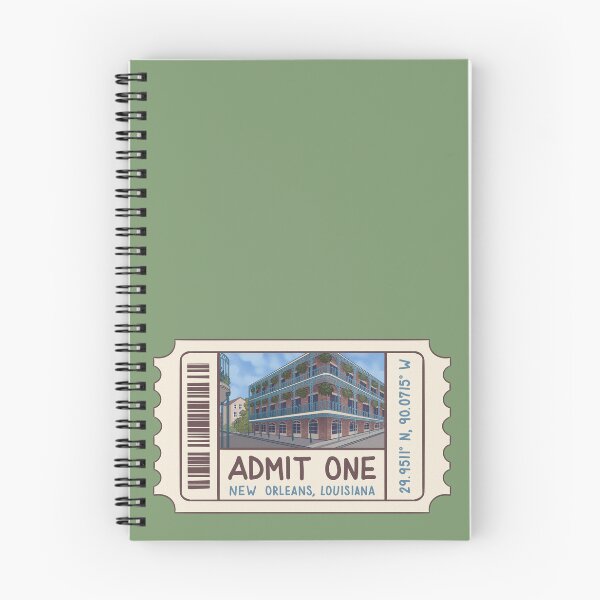 Item preview, Ticket to New Orleans designed and sold by Jackie Van Ryn.
