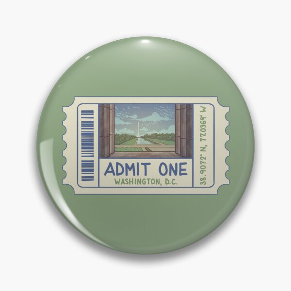 Item preview, Ticket to Washington, D.C. designed and sold by Jackie Van Ryn.