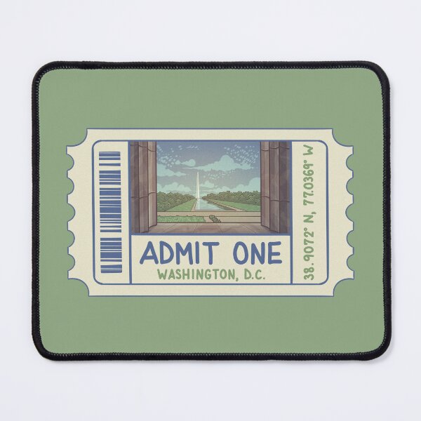 Item preview, Ticket to Washington, D.C. designed and sold by Jackie Van Ryn.