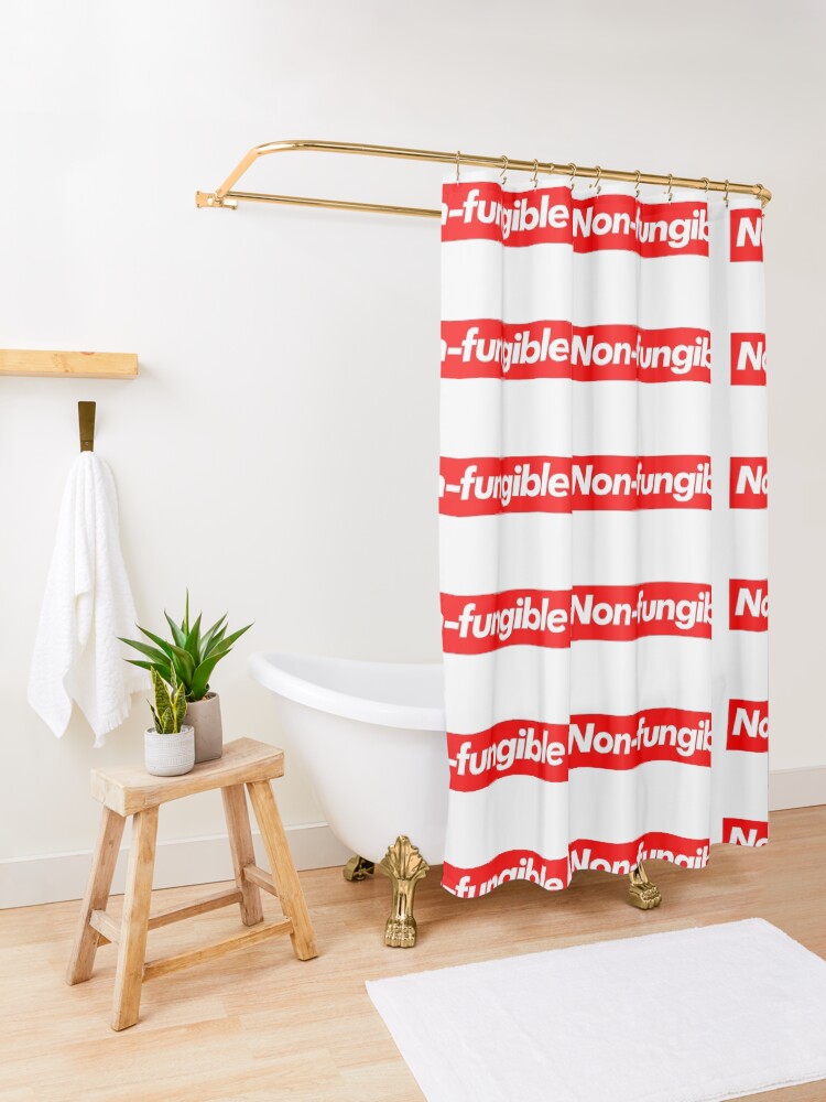 Thumbnail 3 of 5, Shower Curtain, Non-fungible NFT fashion label designed and sold by TYCA1.