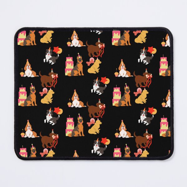 Item preview, Funny holiday dogs. Dogs with cakes and balloons pattern designed and sold by T-Look.