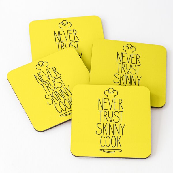 Item preview, Never Trust A Skinny Cook Chef Design designed and sold by Narkusdesign.