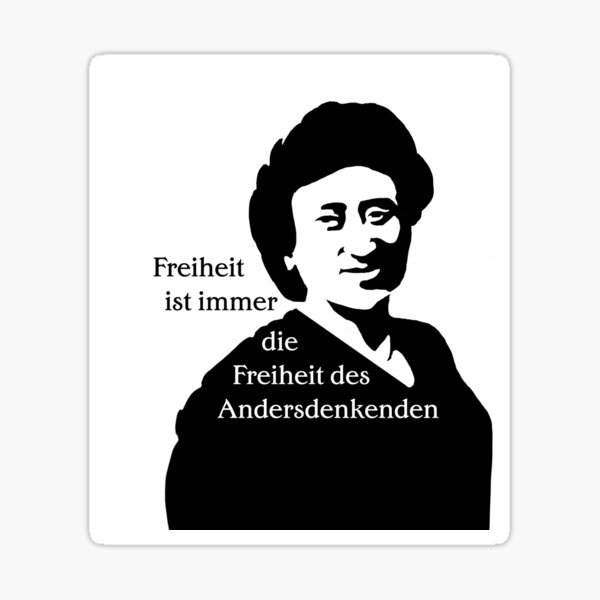 Freedom for those who think differently Sticker
