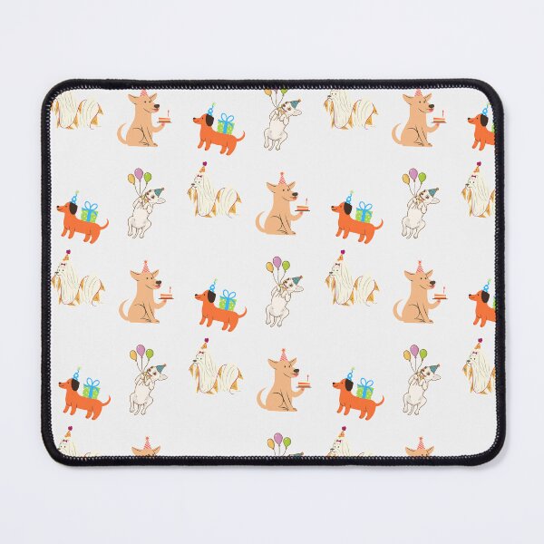 Item preview, Funny holiday dogs. Dogs with cakes and balloons pattern designed and sold by T-Look.