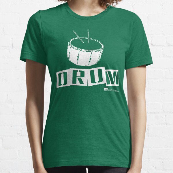 Label Me A Snare Drum (White Lettering) Essential T-Shirt