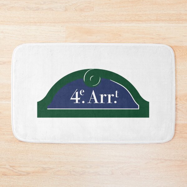 Item preview, Panel 4th Arrondissement Paris designed and sold by BubbleManShop.