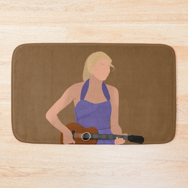 Item preview, taylor with her guitar on stage purple dress country era  designed and sold by senaeksi.