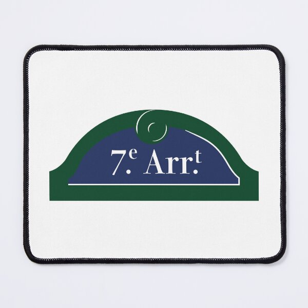 Item preview, Panel 7th Arrondissement Paris designed and sold by BubbleManShop.