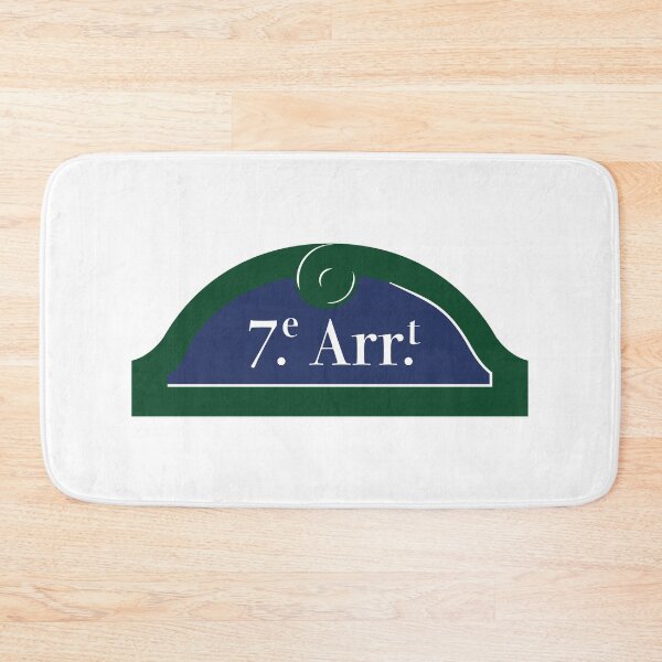 Item preview, Panel 7th Arrondissement Paris designed and sold by BubbleManShop.