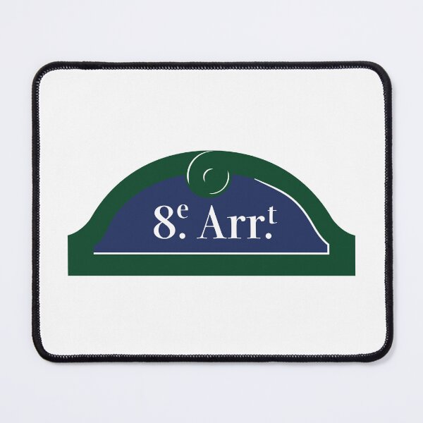 Item preview, Panel 8th Arrondissement Paris designed and sold by BubbleManShop.