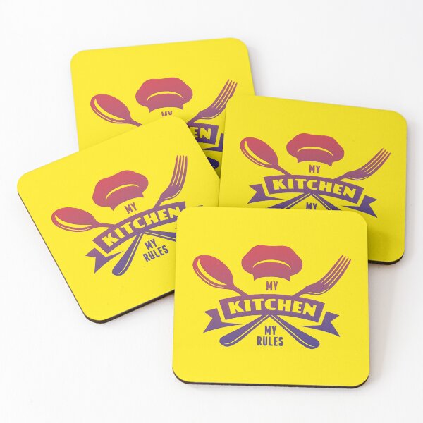 Item preview, My Kitchen My Rules Chef Logo designed and sold by Narkusdesign.