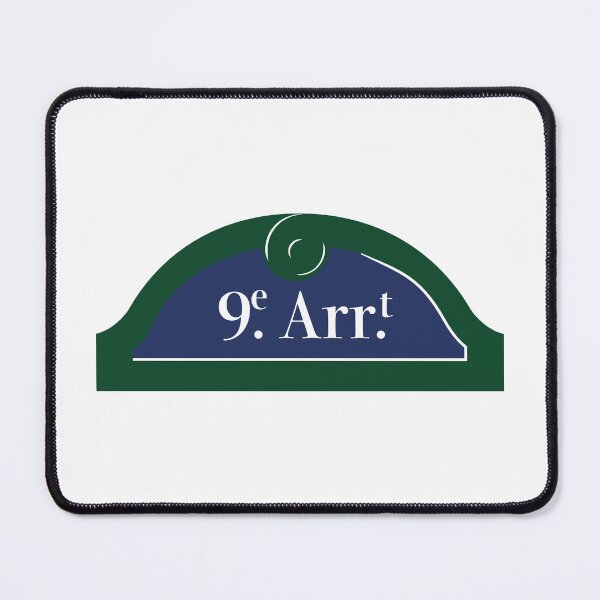 Item preview, Panel 9th Arrondissement Paris designed and sold by BubbleManShop.