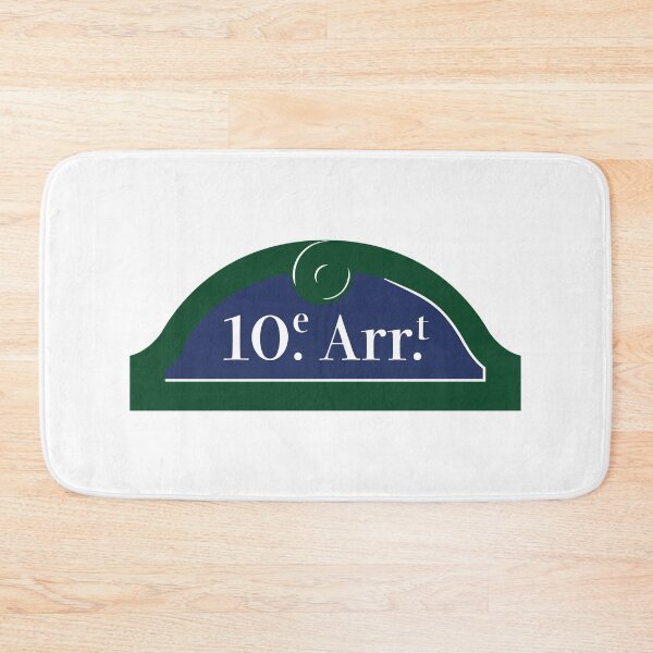 Item preview, Panel 10th Arrondissement Paris designed and sold by BubbleManShop.