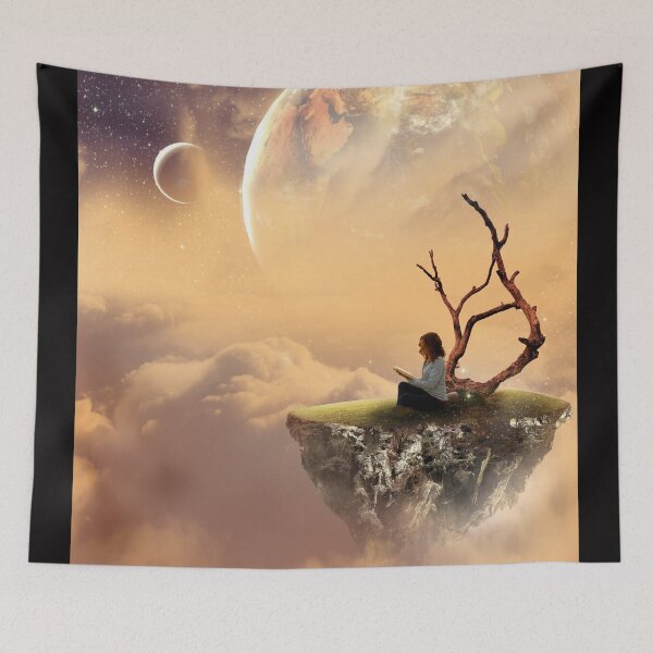 Item preview, Read books be kind stay weird. Reading a book in the dream world designed and sold by ApurwaArtShop.
