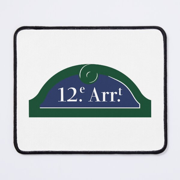 Item preview, Panel 12th Arrondissement Paris designed and sold by BubbleManShop.