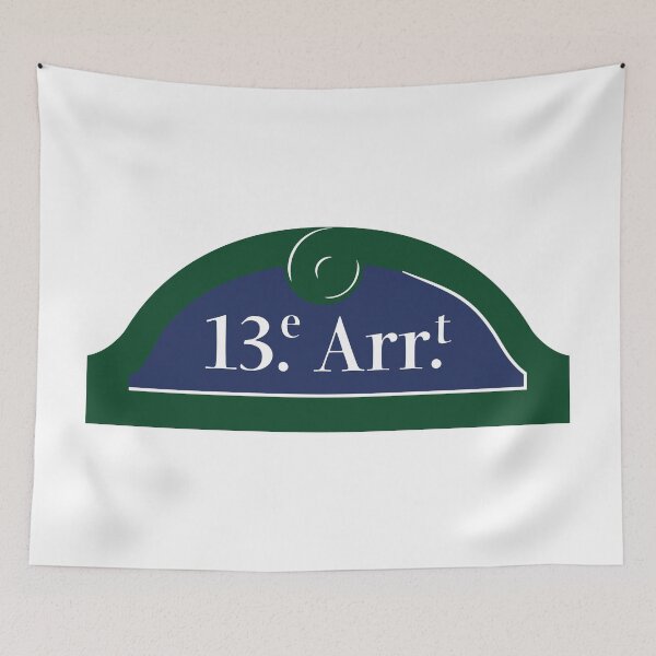Item preview, Panel 13th Arrondissement Paris designed and sold by BubbleManShop.