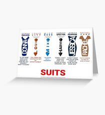SUITS | DIALOGUE - SUITS FAMILY Greeting Card