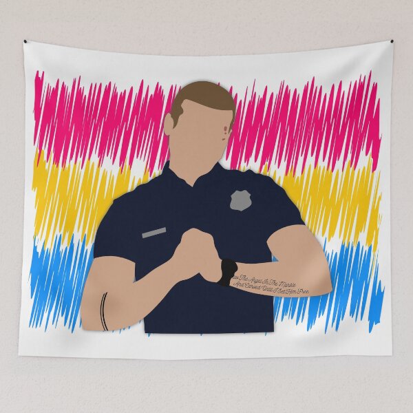 Item preview, Evan Buckley Pansexual Pride Cutout designed and sold by sadieyuki.