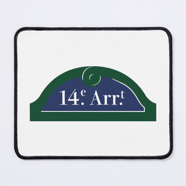 Item preview, Panel 14th Arrondissement Paris designed and sold by BubbleManShop.