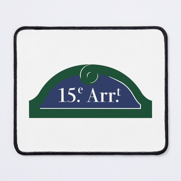 Item preview, Panel 15th Arrondissement Paris designed and sold by BubbleManShop.