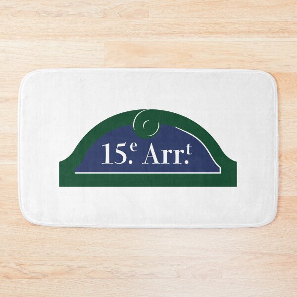 Item preview, Panel 15th Arrondissement Paris designed and sold by BubbleManShop.