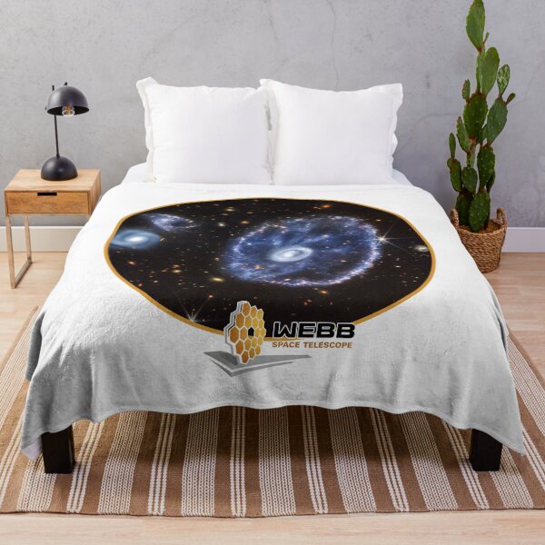 Item preview, NASA Photo of Cartwheel Galaxy With James Webb Space Telescope Logo designed and sold by AlanPhotoArt.