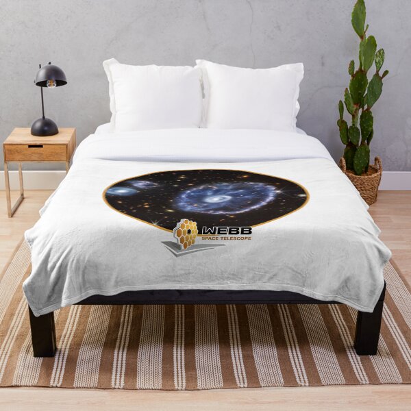 Item preview, NASA Photo of Cartwheel Galaxy With James Webb Space Telescope Logo designed and sold by AlanPhotoArt.
