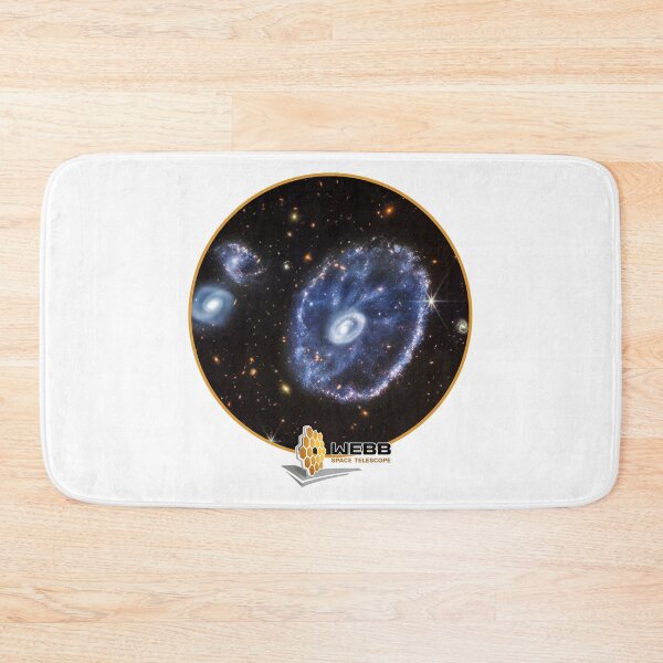 Item preview, NASA Photo of Cartwheel Galaxy With James Webb Space Telescope Logo designed and sold by AlanPhotoArt.