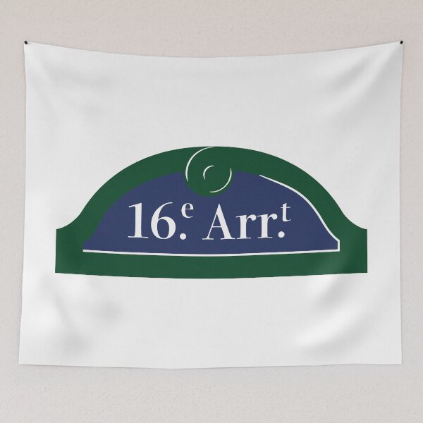 Item preview, Panel 16th Arrondissement Paris designed and sold by BubbleManShop.