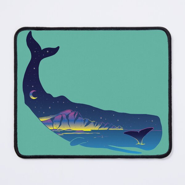 Item preview, moon mountain whale designed and sold by XXgooddeedXX.