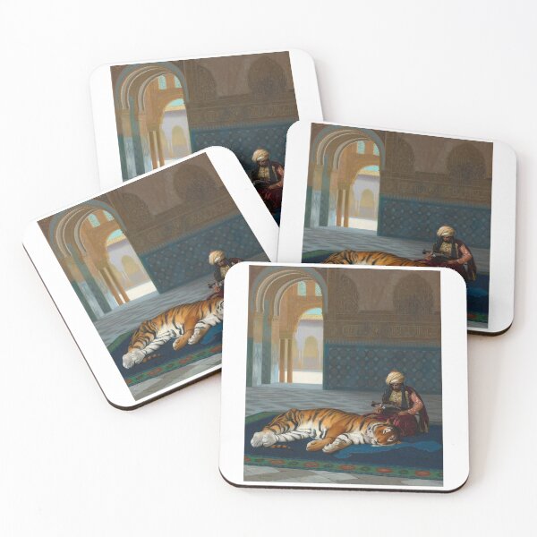 Item preview, Jean Leon Gerome -Le Tigre Et Le Gardien-The Tiger and the Guardian designed and sold by TeeARTHY.