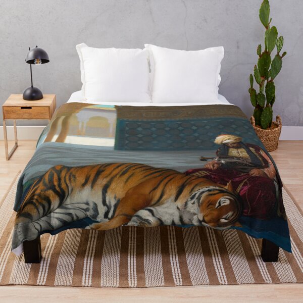 Item preview, Jean Leon Gerome -Le Tigre Et Le Gardien-The Tiger and the Guardian designed and sold by TeeARTHY.