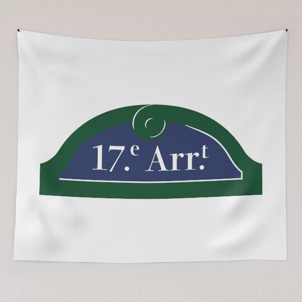Item preview, Panel 17th Arrondissement Paris designed and sold by BubbleManShop.