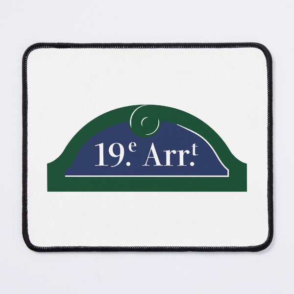 Item preview, Panel 19th Arrondissement Paris designed and sold by BubbleManShop.