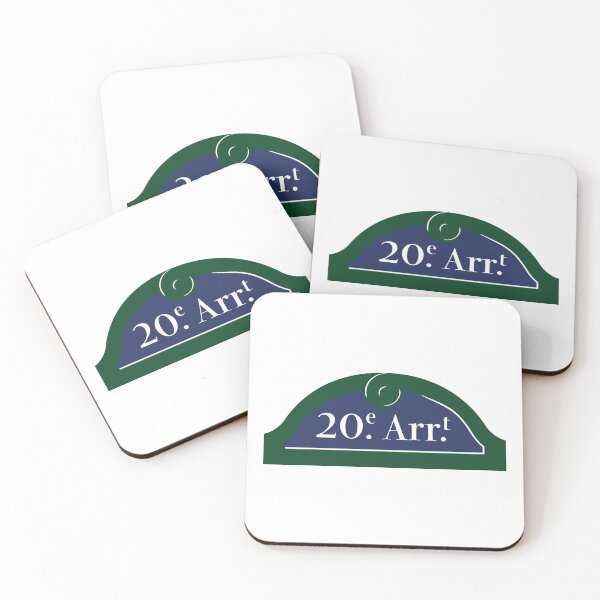 Item preview, Panel 20th Arrondissement Paris designed and sold by BubbleManShop.