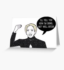 Not Well Greeting Card