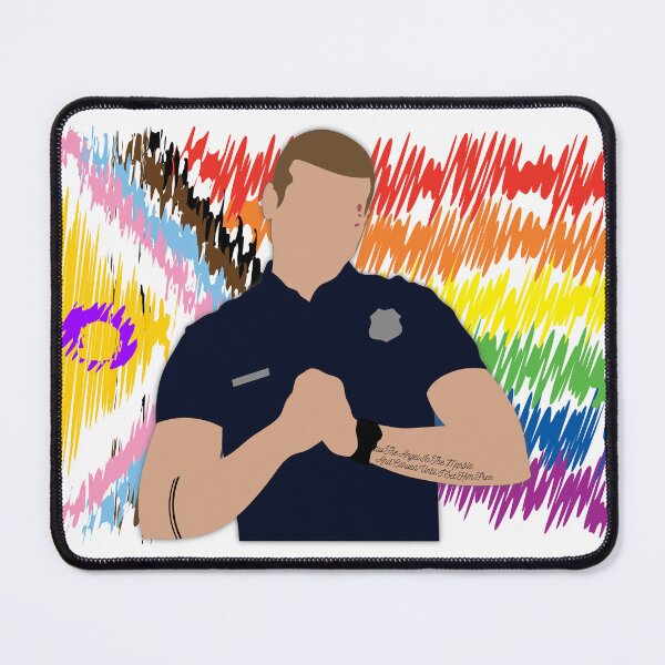 Item preview, Evan Buckley Progress Pride Cutout designed and sold by sadieyuki.