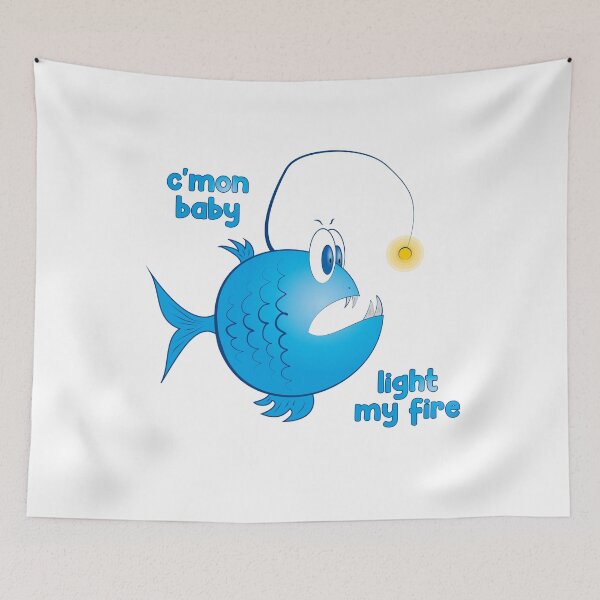 Item preview, Anglerfish - c'mon baby light my fire designed and sold by plachy78.