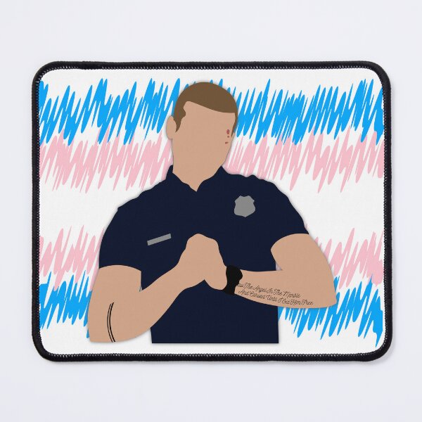 Item preview, Evan Buckley Transgender Pride Cutout designed and sold by sadieyuki.