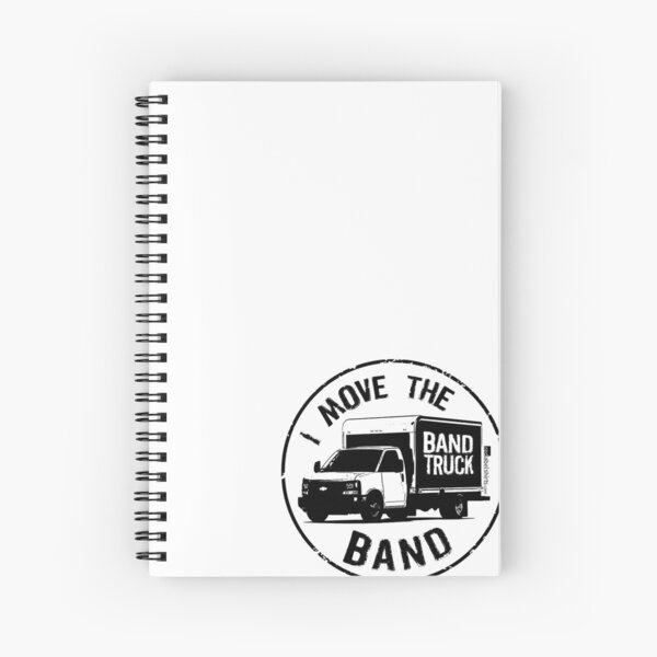 I Move The Band (Black Lettering) Spiral Notebook