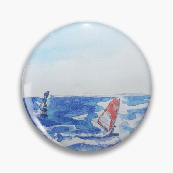 Item preview, Windsurf acuarela - redondo designed and sold by Mideyes.