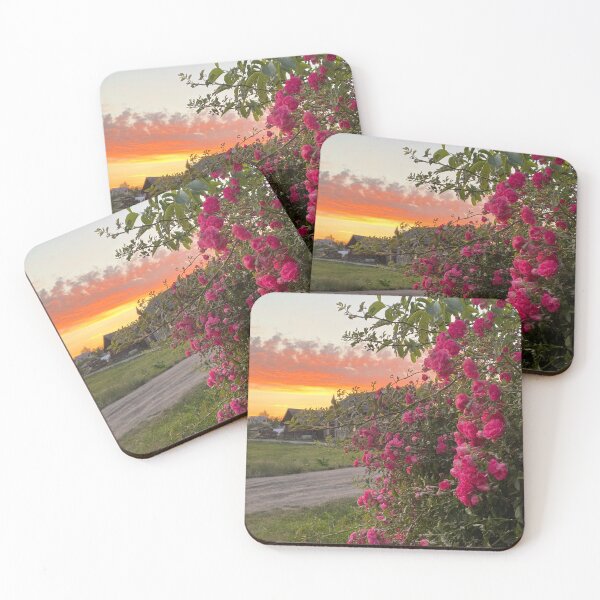 Item preview, Sunset and roses designed and sold by Sunriseeee.