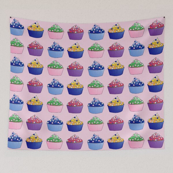 Item preview, Inner Senshi Cupcakes Pattern designed and sold by Zia Frazier.
