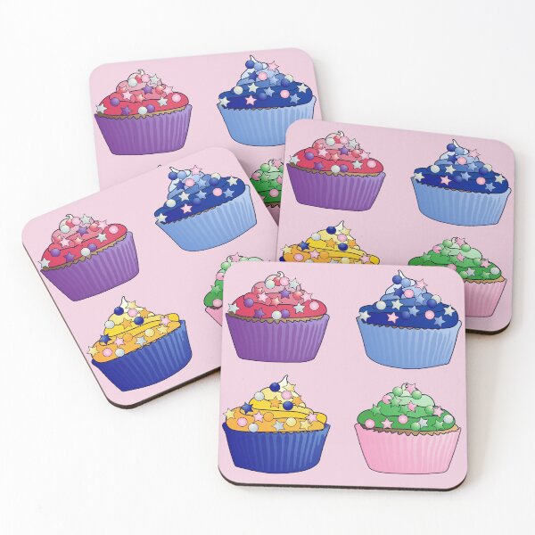 Item preview, Inner Senshi Cupcakes Pattern designed and sold by Zia Frazier.